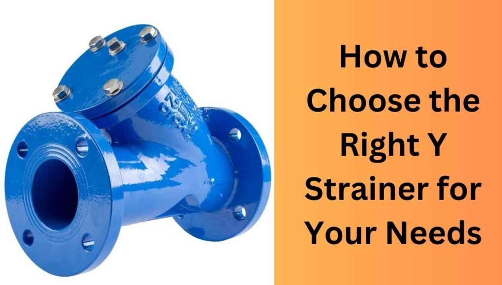 How to Choose the Right Y Strainer for Your Needs