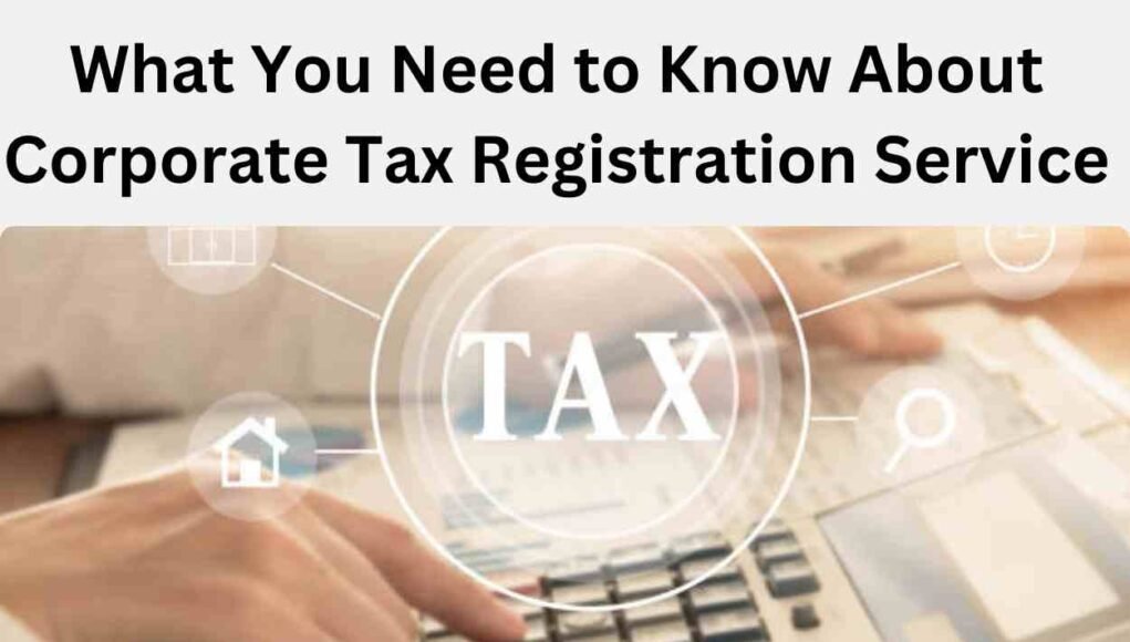 What You Need to Know About Corporate Tax Registration Service