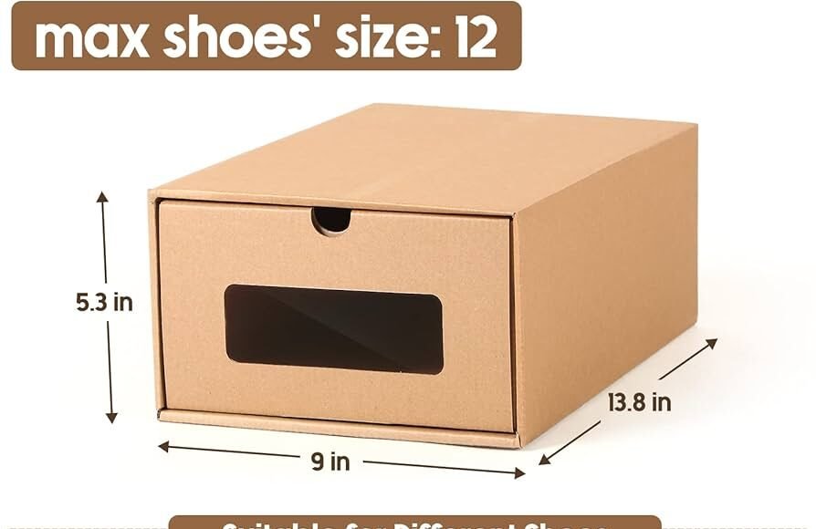 shoe boxes