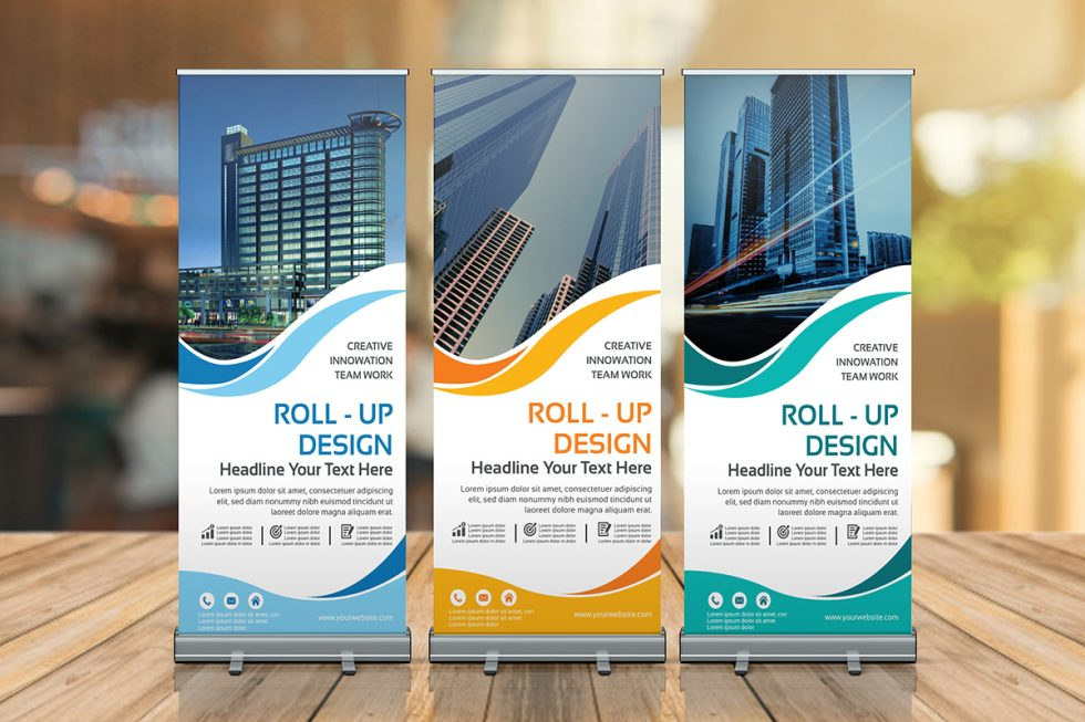 roll up banner design