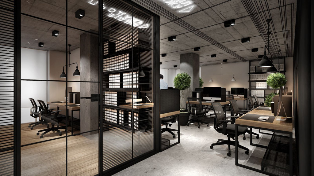 modern industrial office design