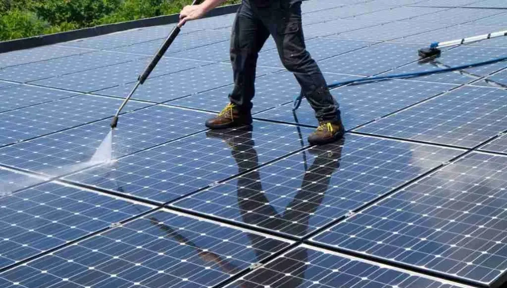 Solar Panel Washing