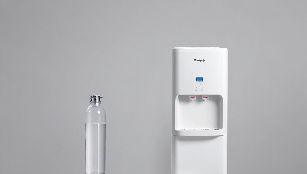 water dispenser with bottle water